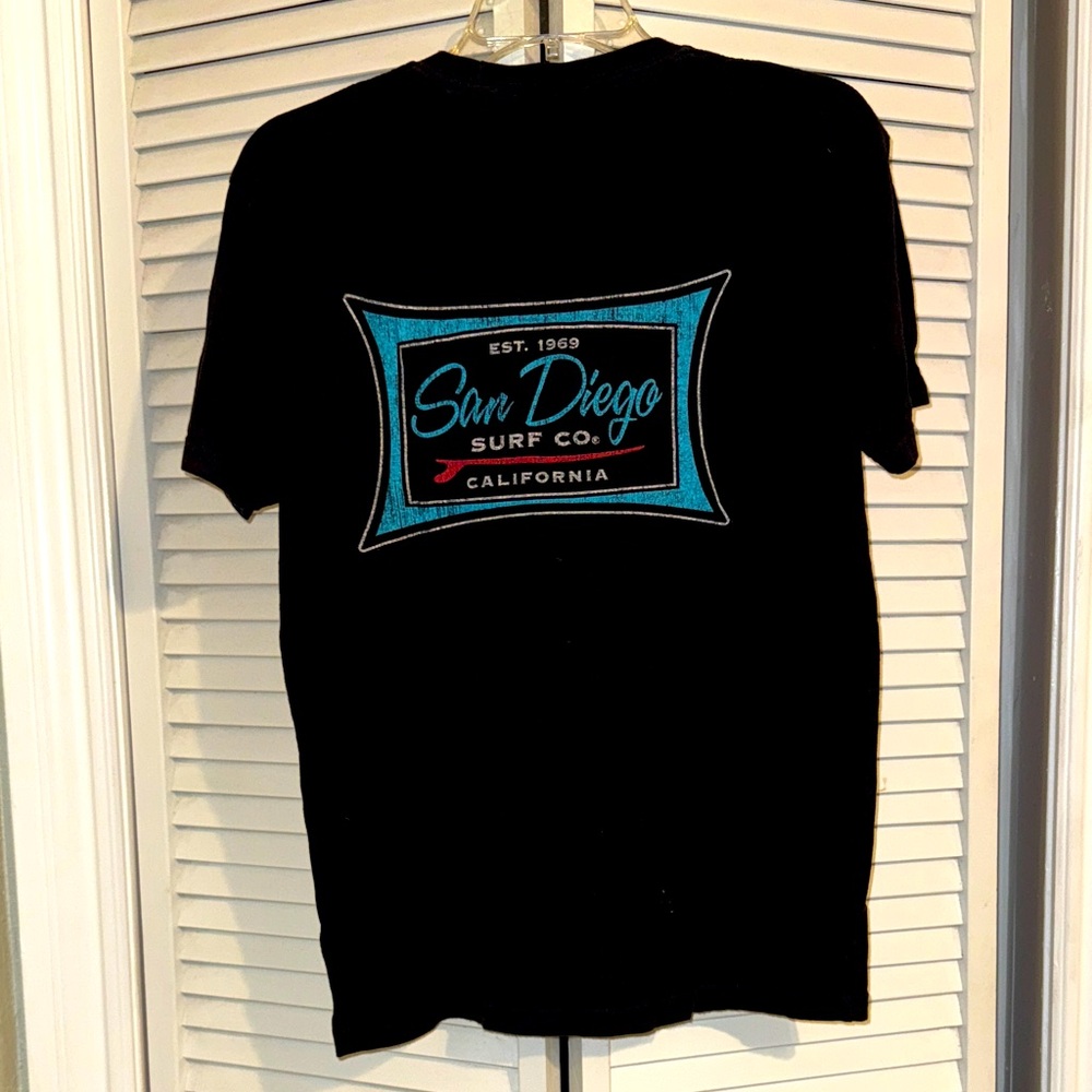 San Diego Surf Co. Black T-Shirt - S